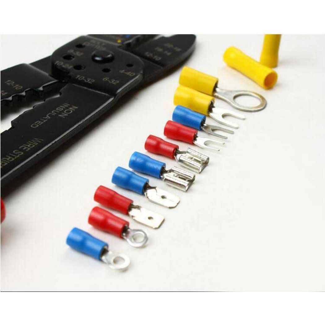 1 MultiFunction Wire Terminal Crimping Tool With Accessories in